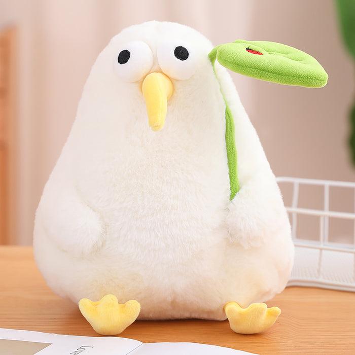 Silly and Soft Geometric Bird Plush Toy