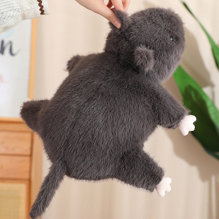 Giant Prankster Black Mouse Plush Toy