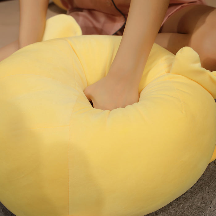 Sleeping Round and Adorable Bird Plush Pillow