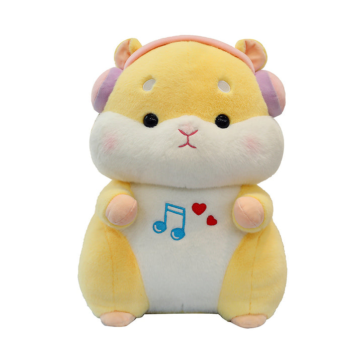 Adorable Soft Music-Loving Squirrel Plush Toy