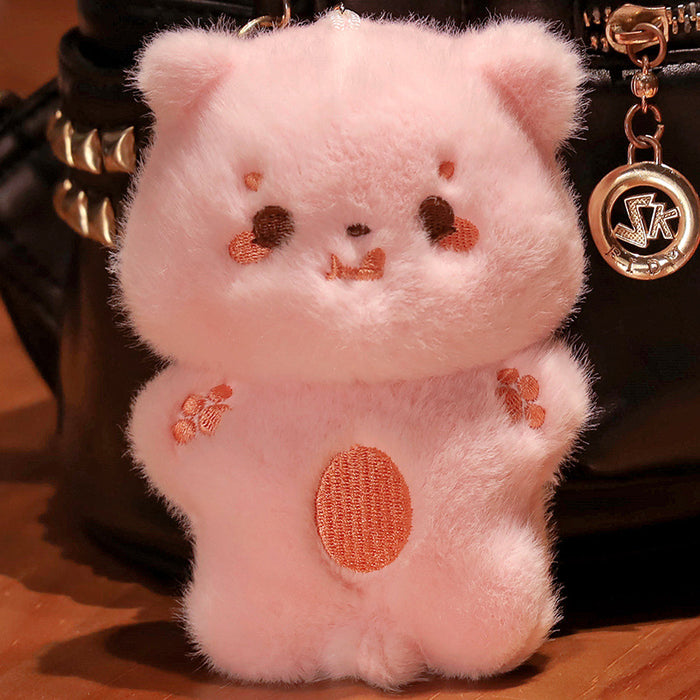 Adorable Kitty Plush Keychain