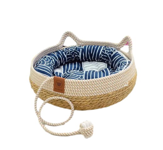 Summer Woven Removable Sleeping Pet Bed