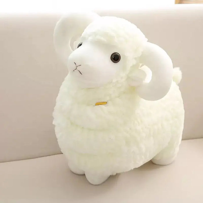 Lindo juguete de peluche de oveja de simulación 