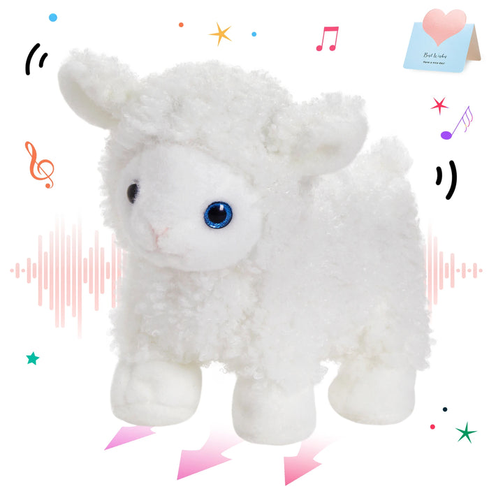 Electric Plush Toy Walking Music Sheep Toy